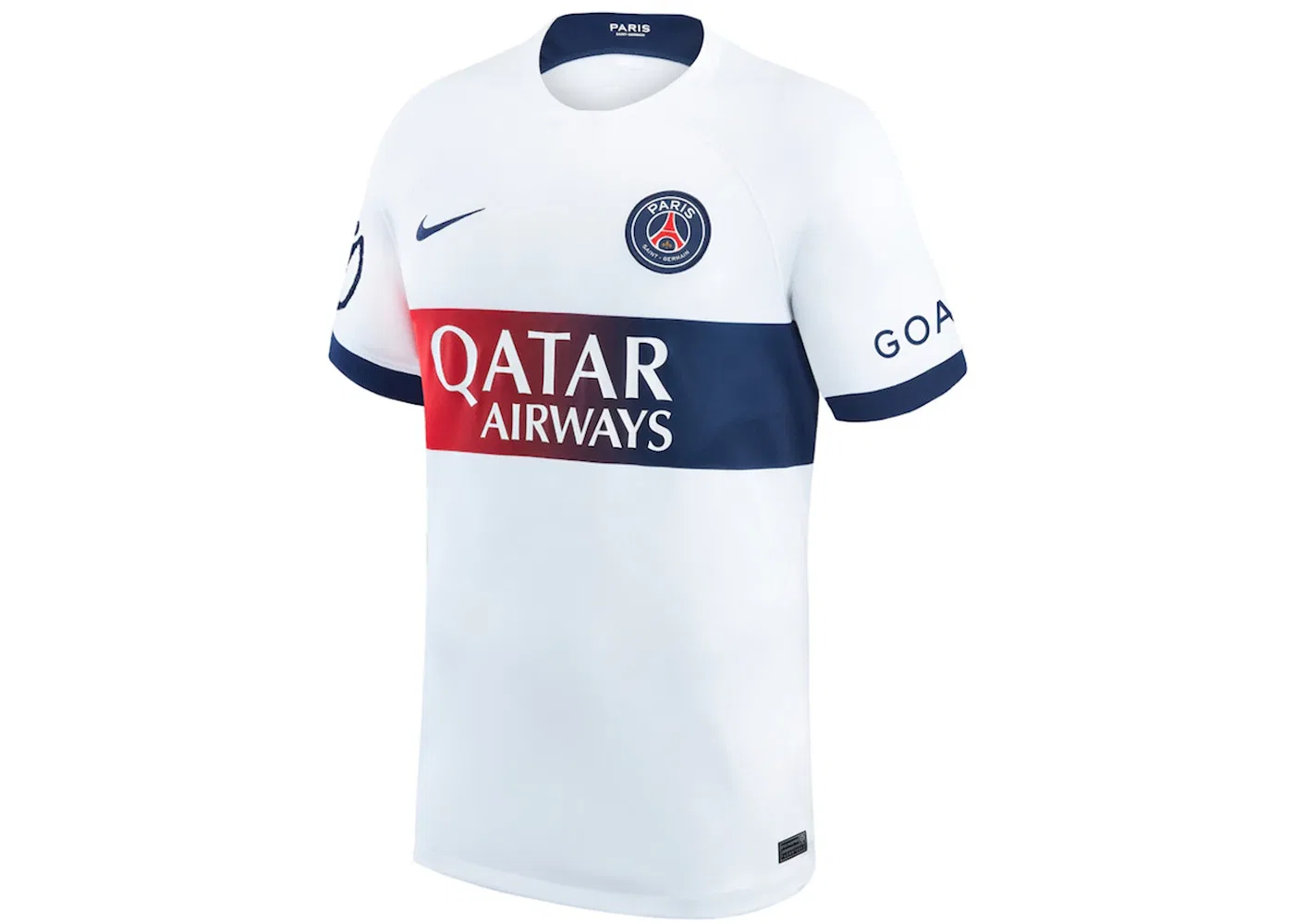 Мужская футболка с длинным рукавом Nike PSG x The Weeknd XO Away Stadium Jersey, White — фото 2