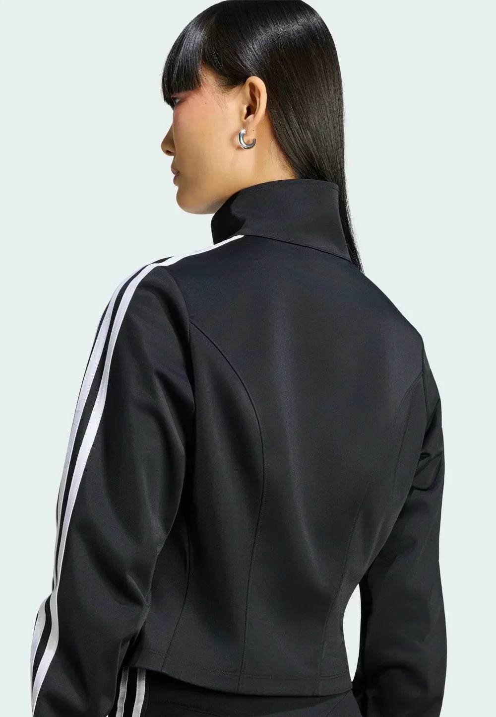Спортивная куртка-корсет Firebird - тренировочная куртка Adidas Originals, Black — фото 3