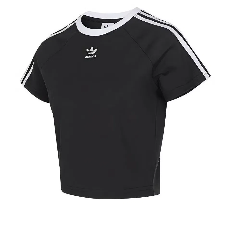 Футболка с принтом Adicolor 3-Stripes Cali Adidas, черный