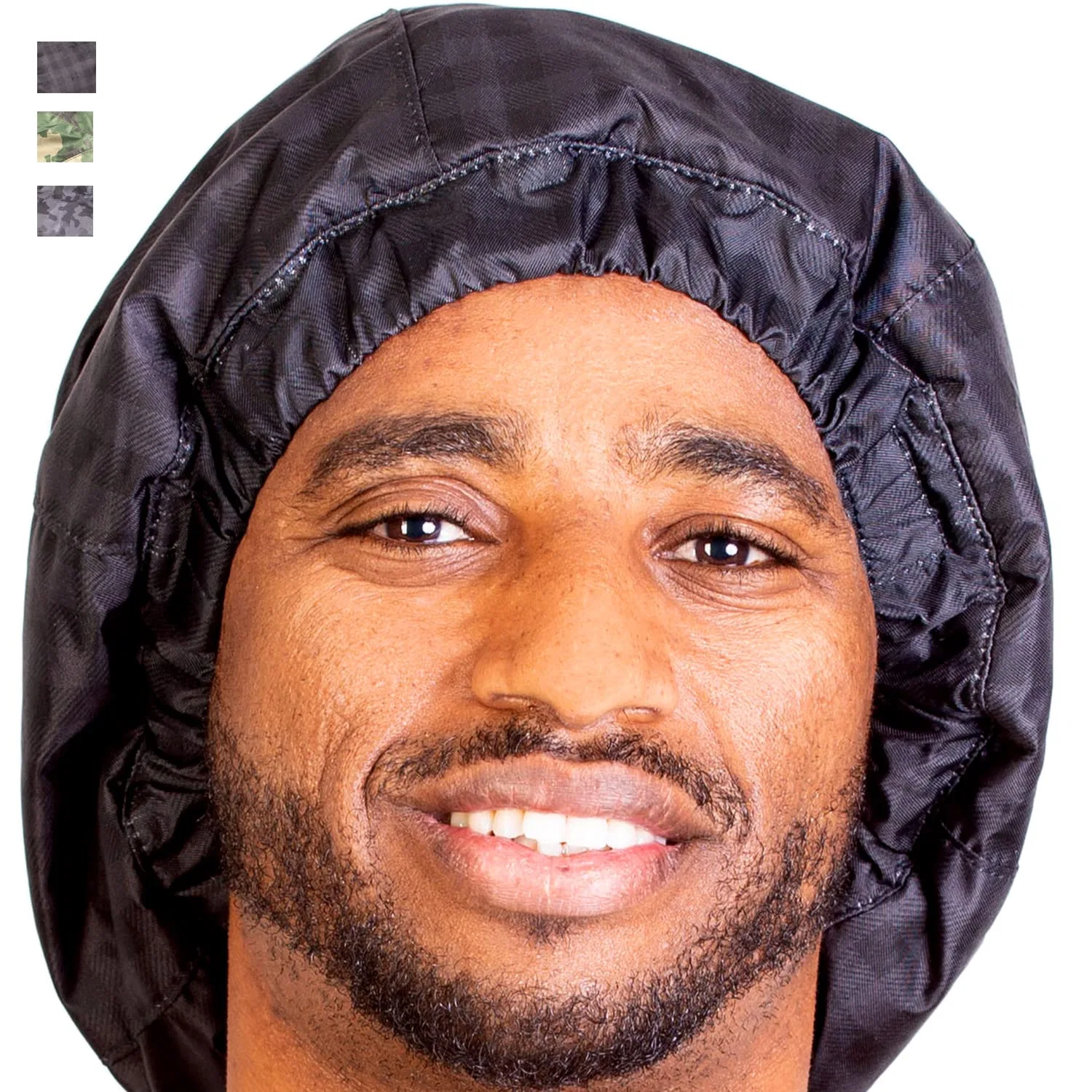 Шапочка для душа мужская HAIRSOME, черная