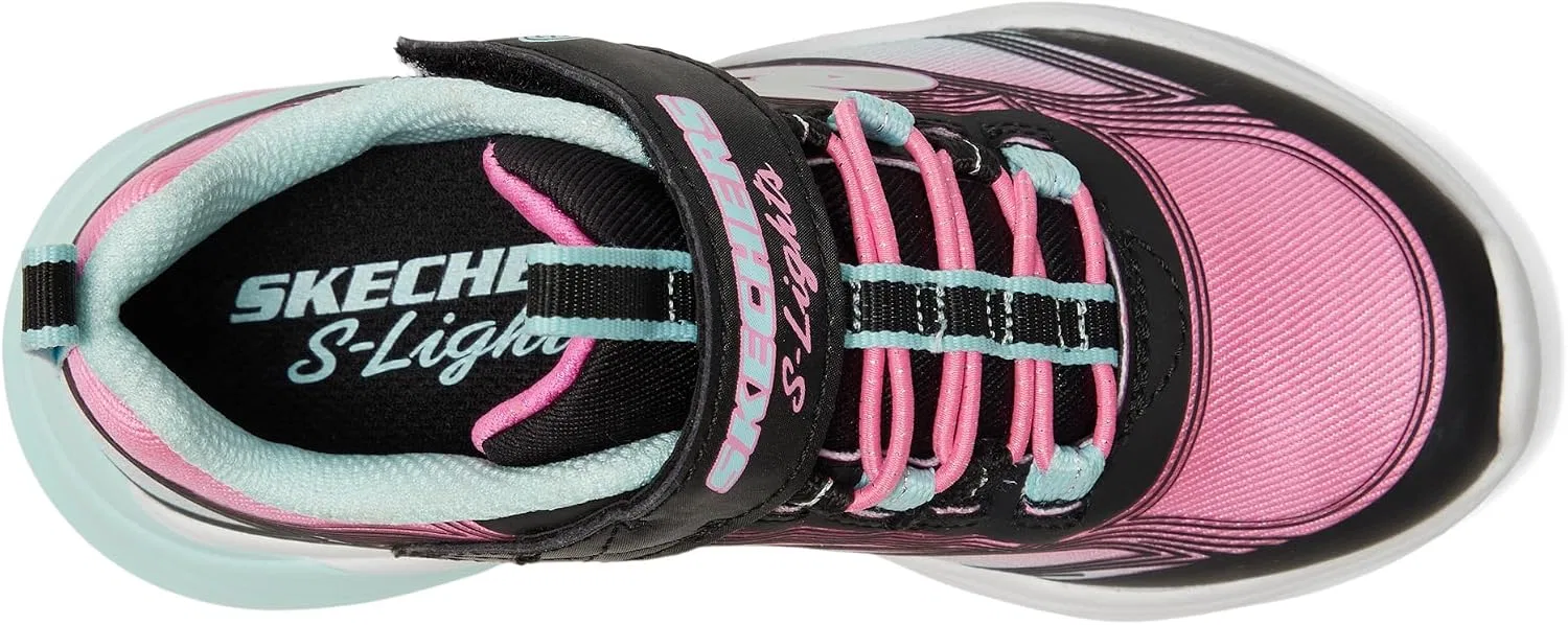 Детские кроссовки для девочек Cosmic Glow Skechers, Black/Multi — фото 3