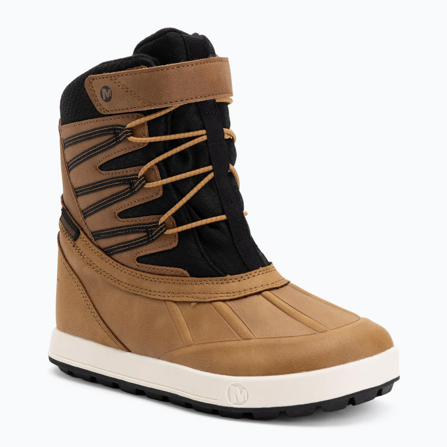 Детские снежные ботинки с высоким голенищем Merrell Snow Bank 5.0 WP, Braun