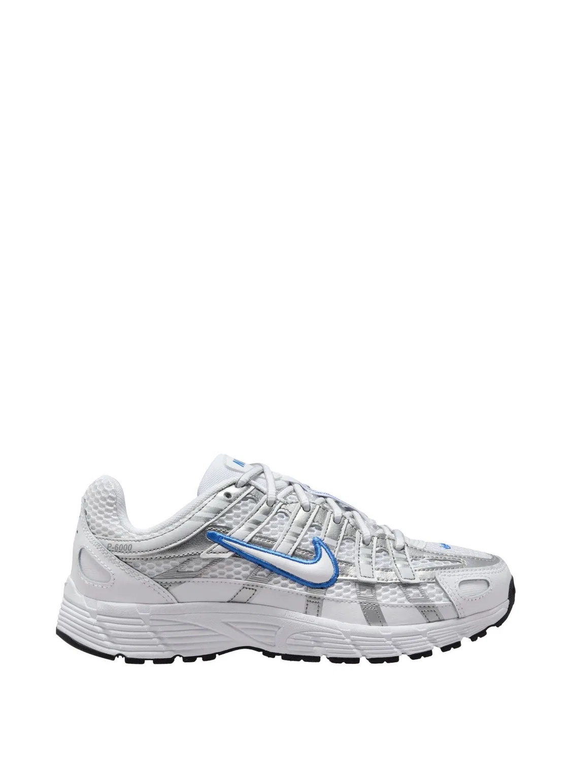 Кроссовки Nike P-6000, бело-серебристо-синий