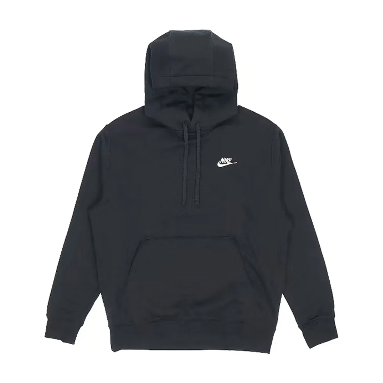 Мужская толстовка с капюшоном Nike Sportswear Club Fleece, Black — фото 4