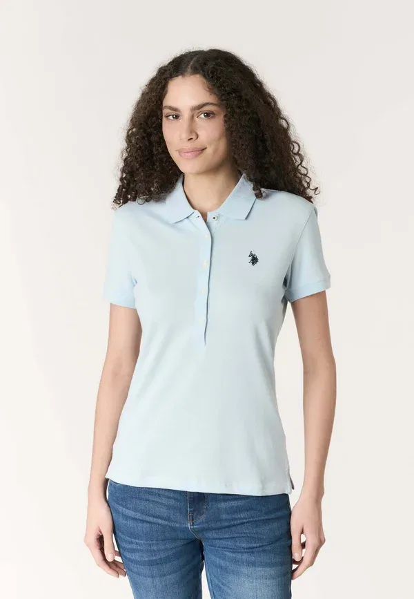 Поло хлопковое U.S. Polo Assn., Blu, синий