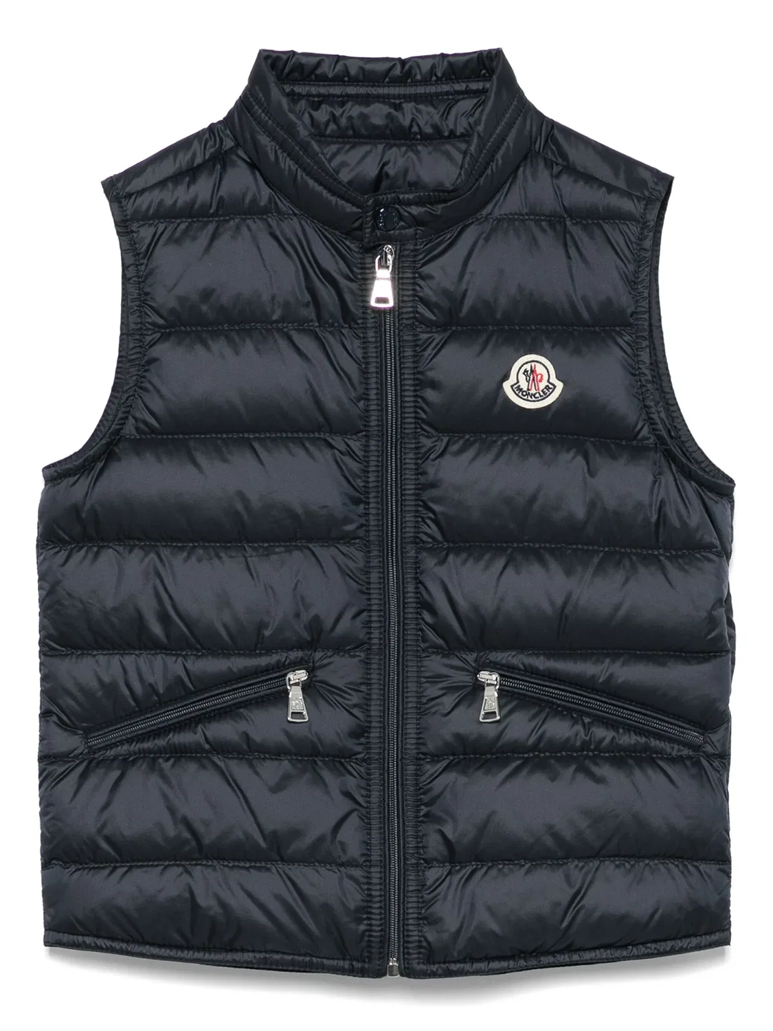 Moncler Синий жилет с утеплителем