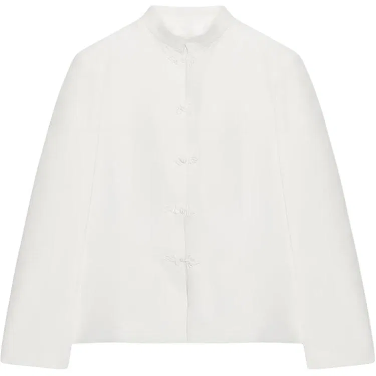Женский деловой костюм с принтом Frosted White, ZARA, Frosted White
