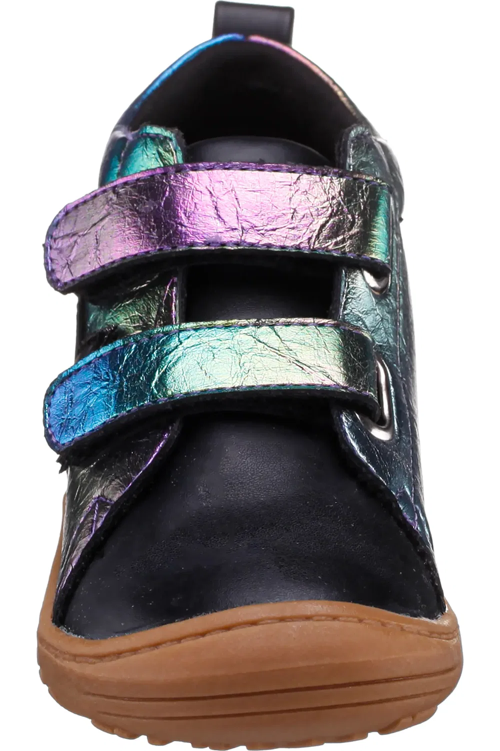 Детские кроссовки высокие с блестками Glitter High Top Nina, Multi Crinkle Metallic — фото 4