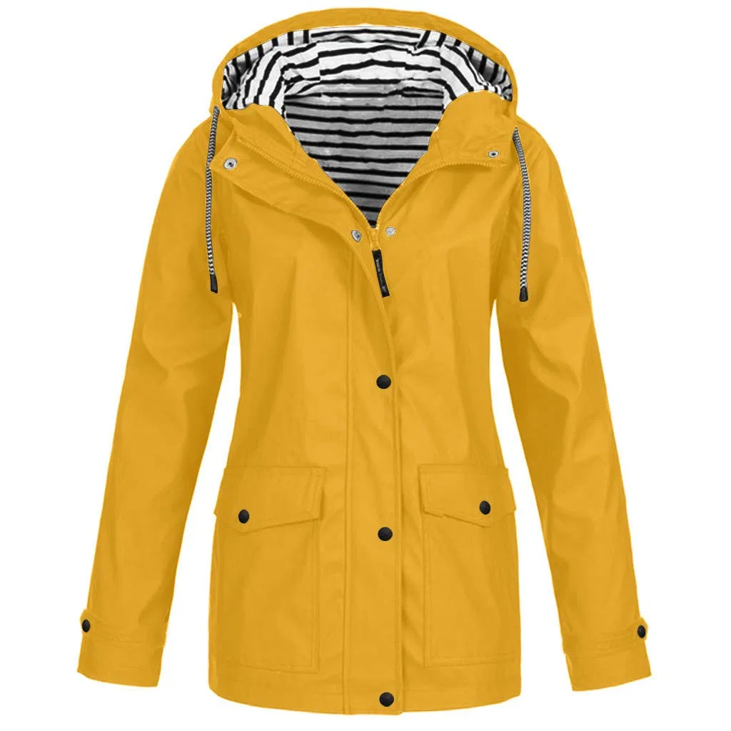 Женская водонепроницаемая куртка с капюшоном Windbreaker, 111 — фото 2