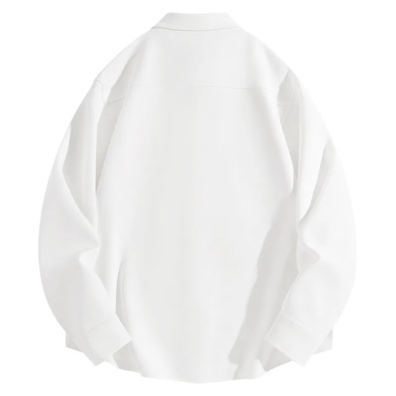 Детская рубашка хлопковая MINISO, White (B Flower Language Line Chest Logo) — фото 3