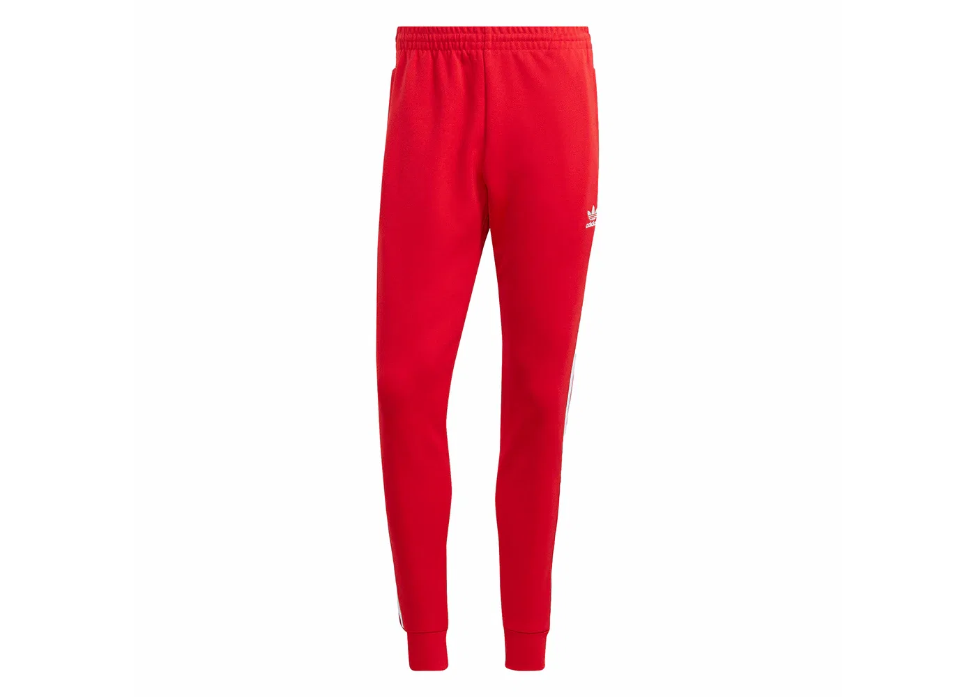 Мужские спортивные штаны с лампасами Adicolor Classics SST Pants Adidas, Better Scarlet/White