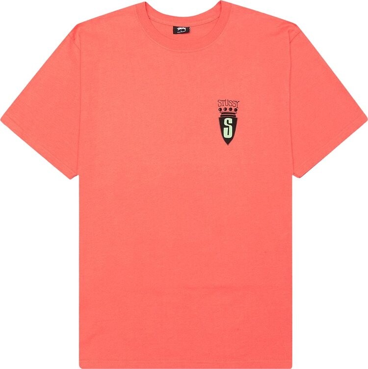 

Футболка Stussy S Crest Tee 'Pale Red', красный