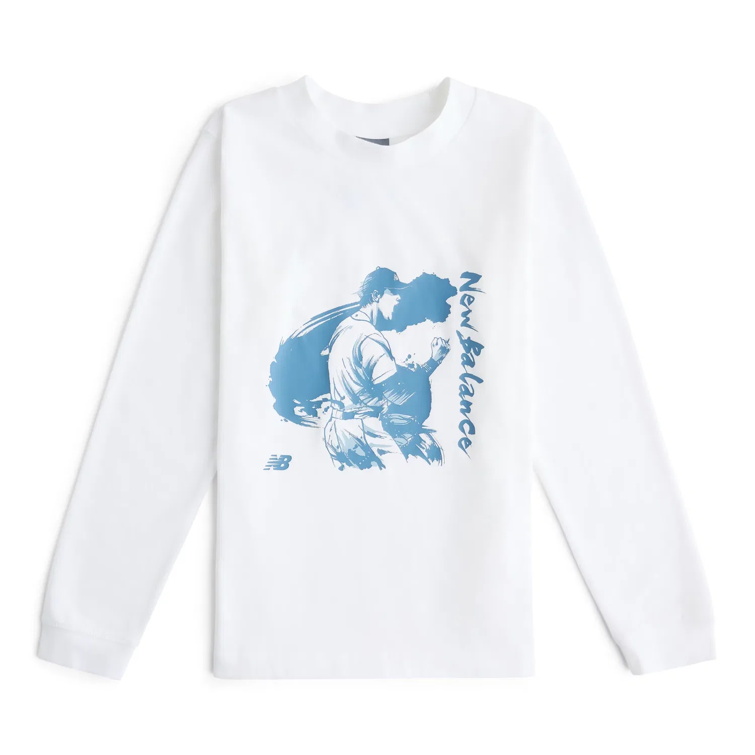 Детский лонгслив с принтом Shohei Strikeout Victory New Balance, White