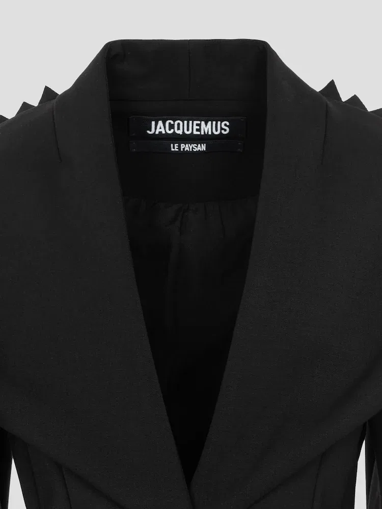 Жакет с шальным воротником JACQUEMUS, Black — фото 3