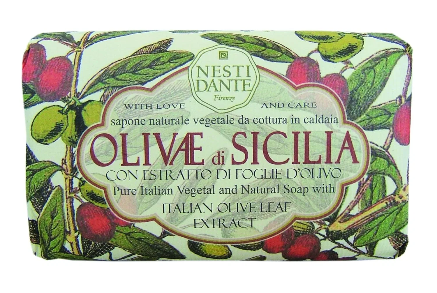 Мыло Olivae di Sicilia, NESTI DANTE, 150 г, Rose