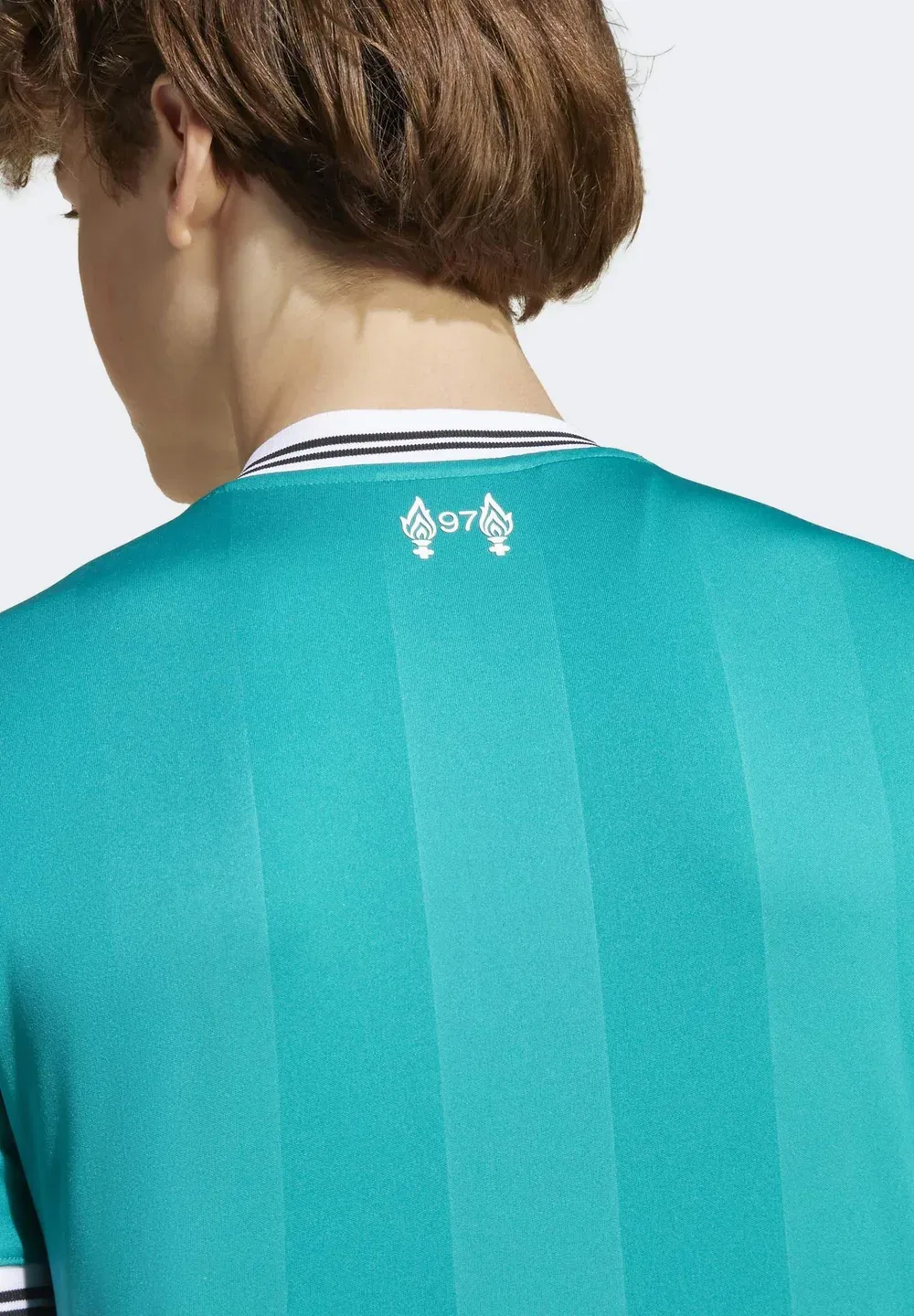 Третья футболка «Ливерпуля» сезона 25/26, унисекс - клубная форма Adidas Originals, Sea Green — фото 4