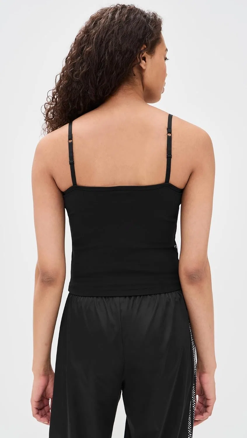 Женский топ-труба Pearl adidas, Black — фото 4
