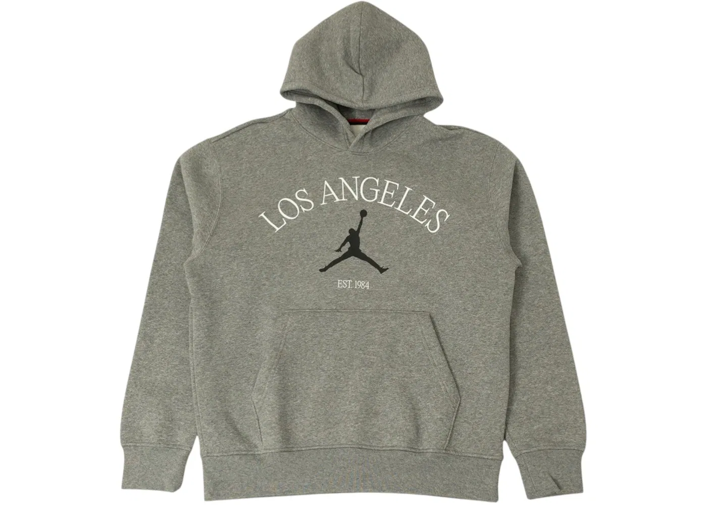 Мужской пуловер с капюшоном Jordan Los Angeles Carbon Heather