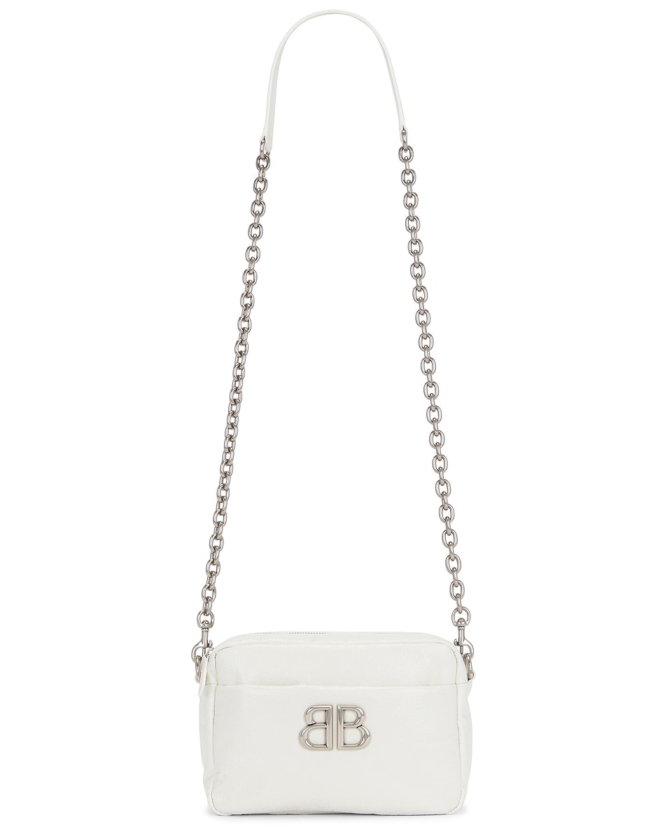 

Сумка для фотокамеры Monaco XS Balenciaga, цвет Optic White