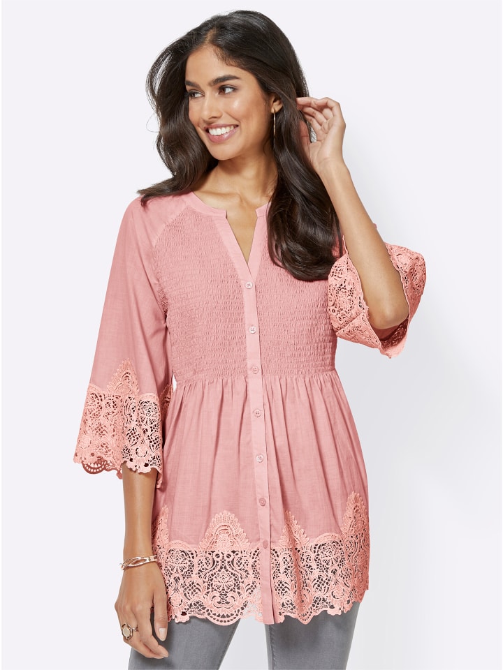 

Кружевная блузка розового цвета WITT WEIDEN