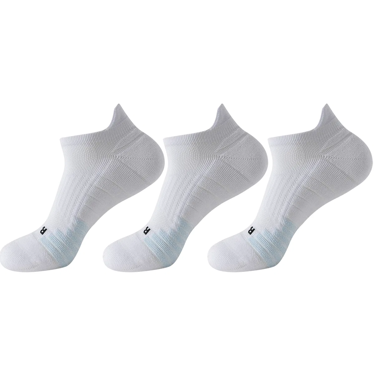 Детские баскетбольные носки, 3 пары, White Blue 3, MIIOW