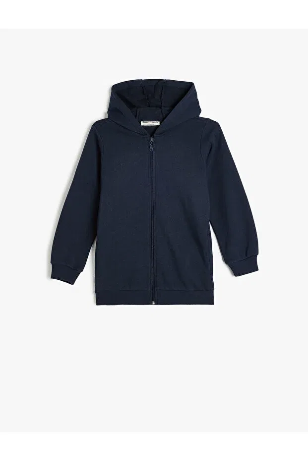 Детское худи для мальчиков с капюшоном Koton, Navy Blue