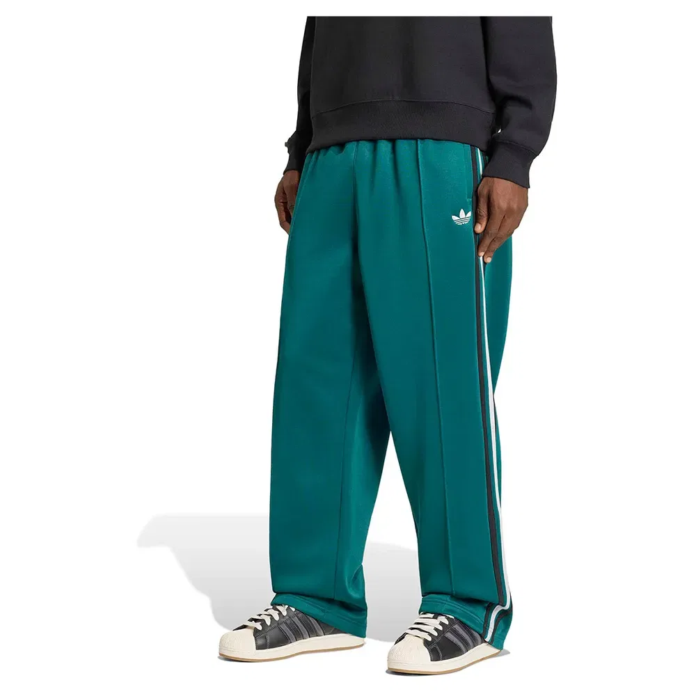 Брюки свободные Adicolor Spacer Baggy Track Adidas Originals, синий