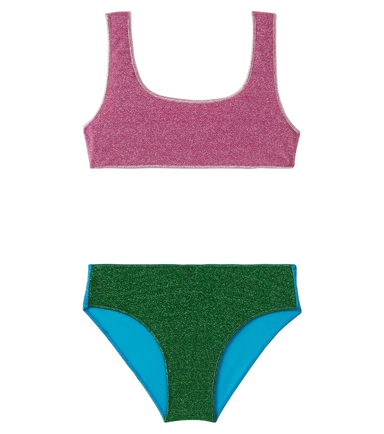 Комплект бикини из ламе Lumière Oseree Kids, Multicolor