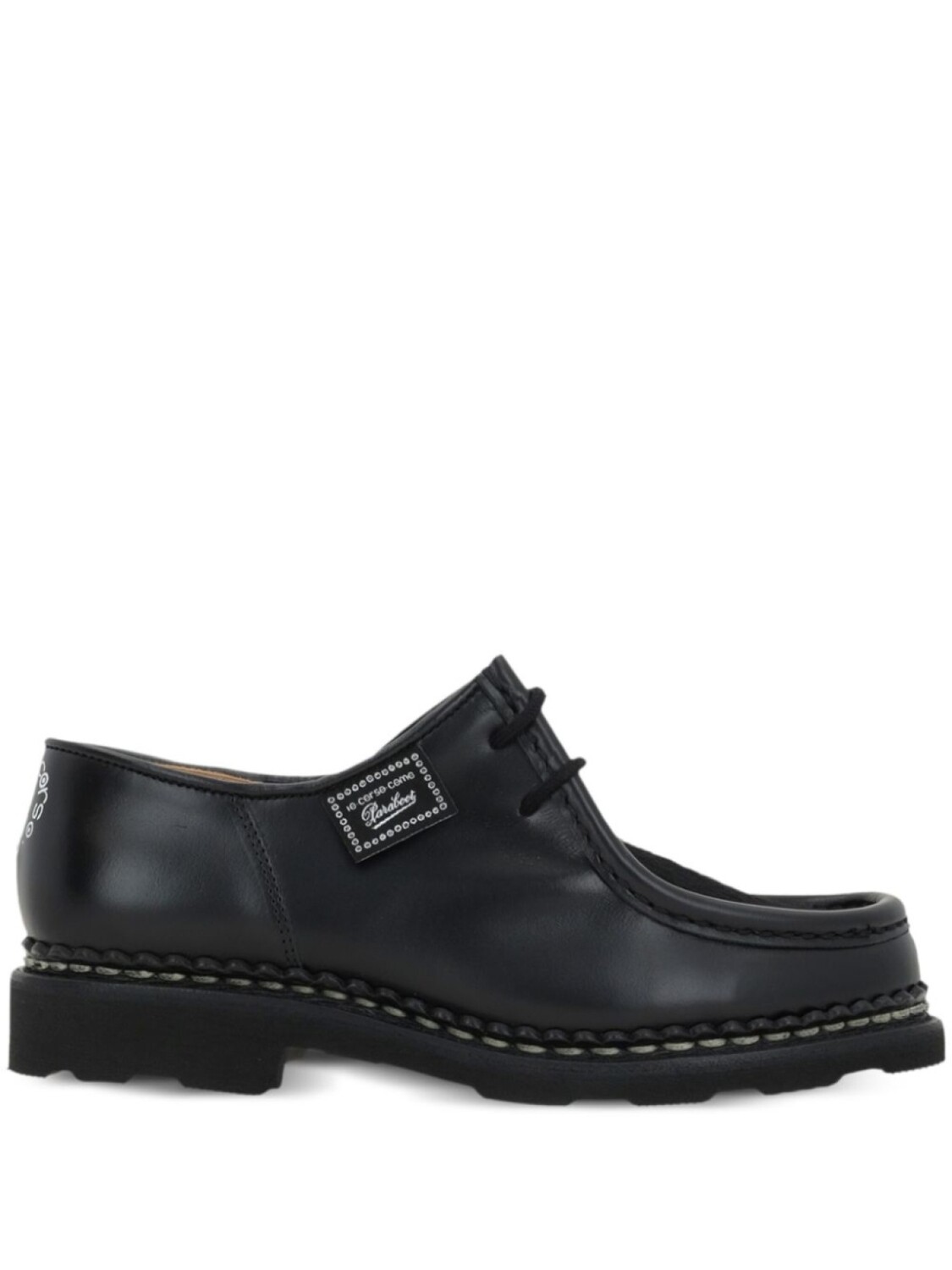 Кожаные туфли Дерби Майкла Paraboot, черный