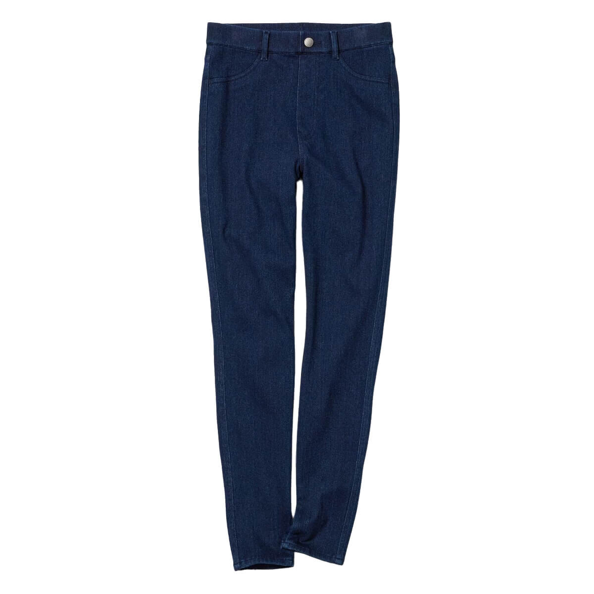 

Брюки Uniqlo Heattech Ultra Stretch Denim Thermal Leggings (Long), синий