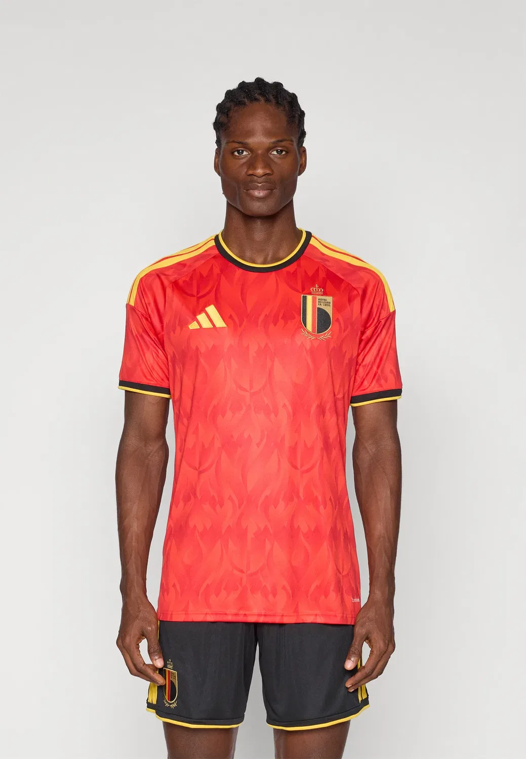 Домашняя форма сборной Бельгии № 26 Adidas Performance, Red/Bold Gold-Coloured