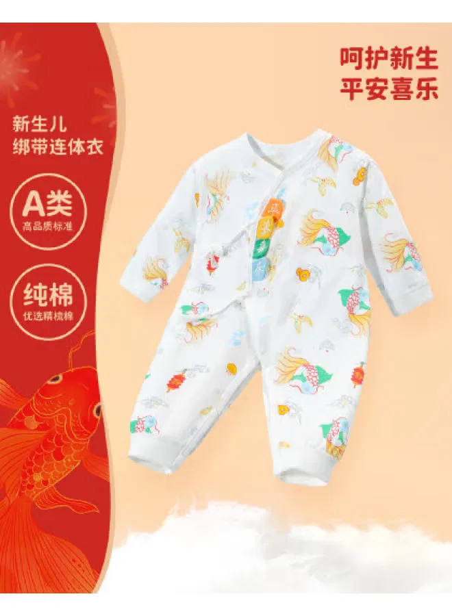Боди-комбинезон хлопковый новорожденный Bornbay, айвори