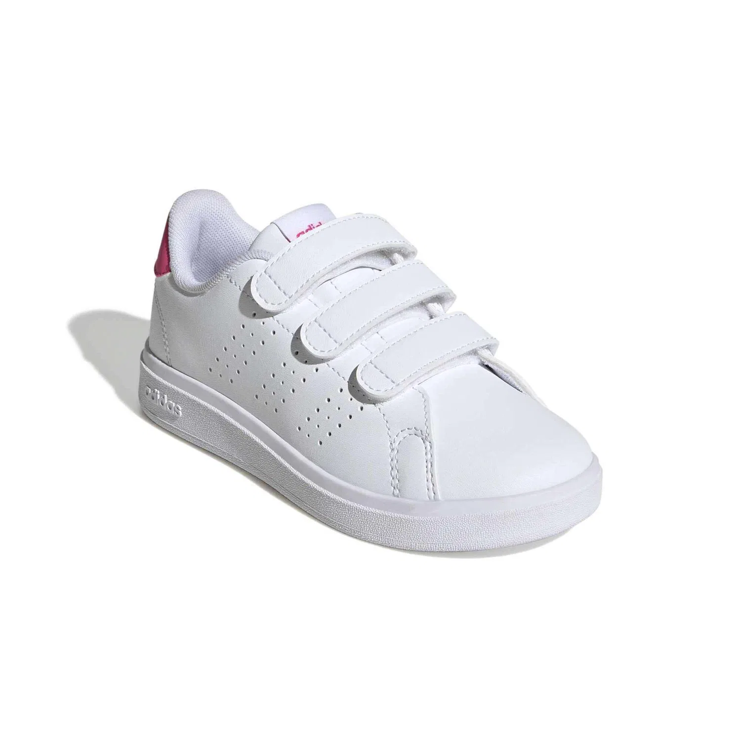 Детские кроссовки с липучками Advantage Base 2.0 Adidas, Weiß — фото 2