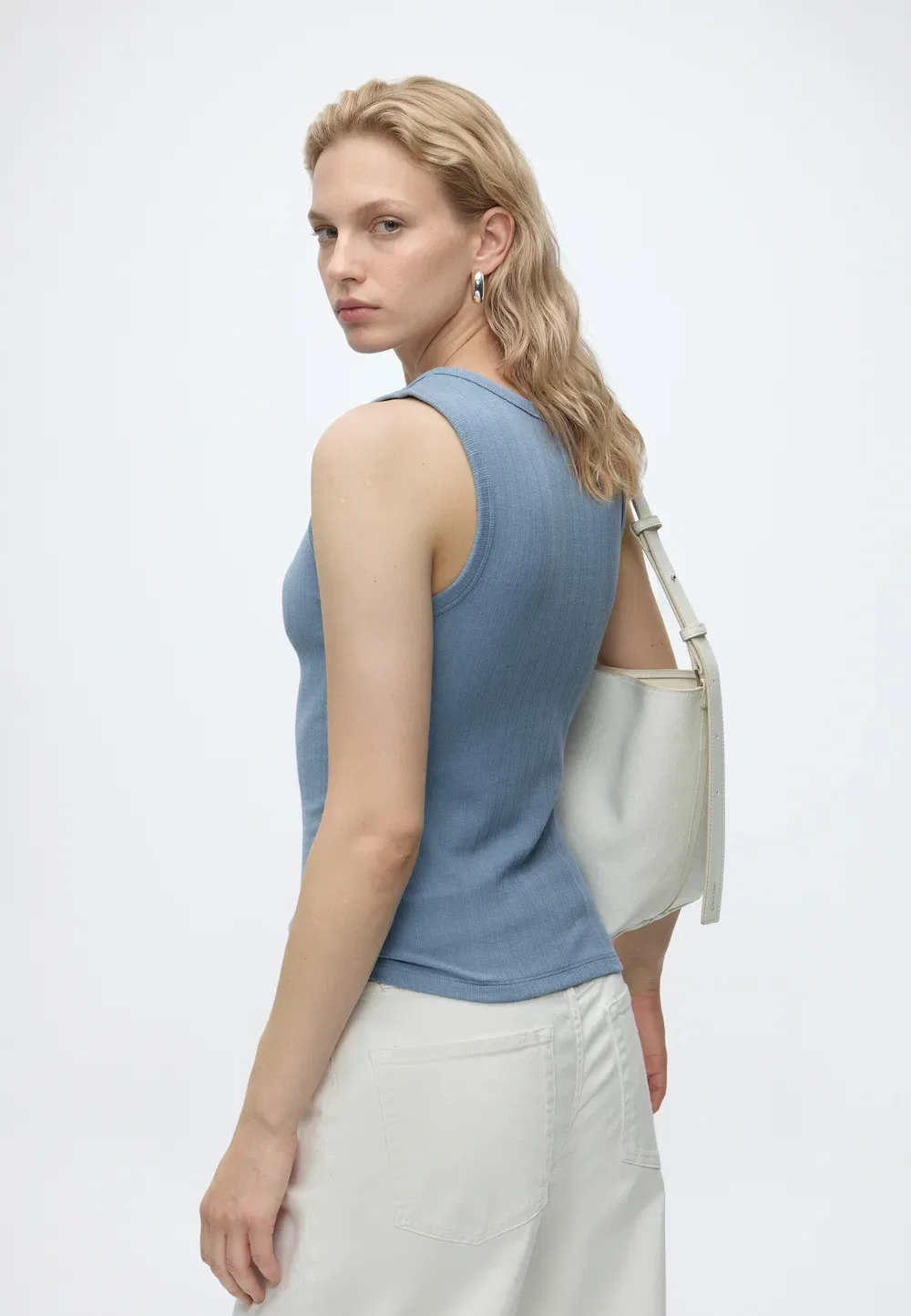Роскошная майка Gap, Classic Jasper Blue — фото 4