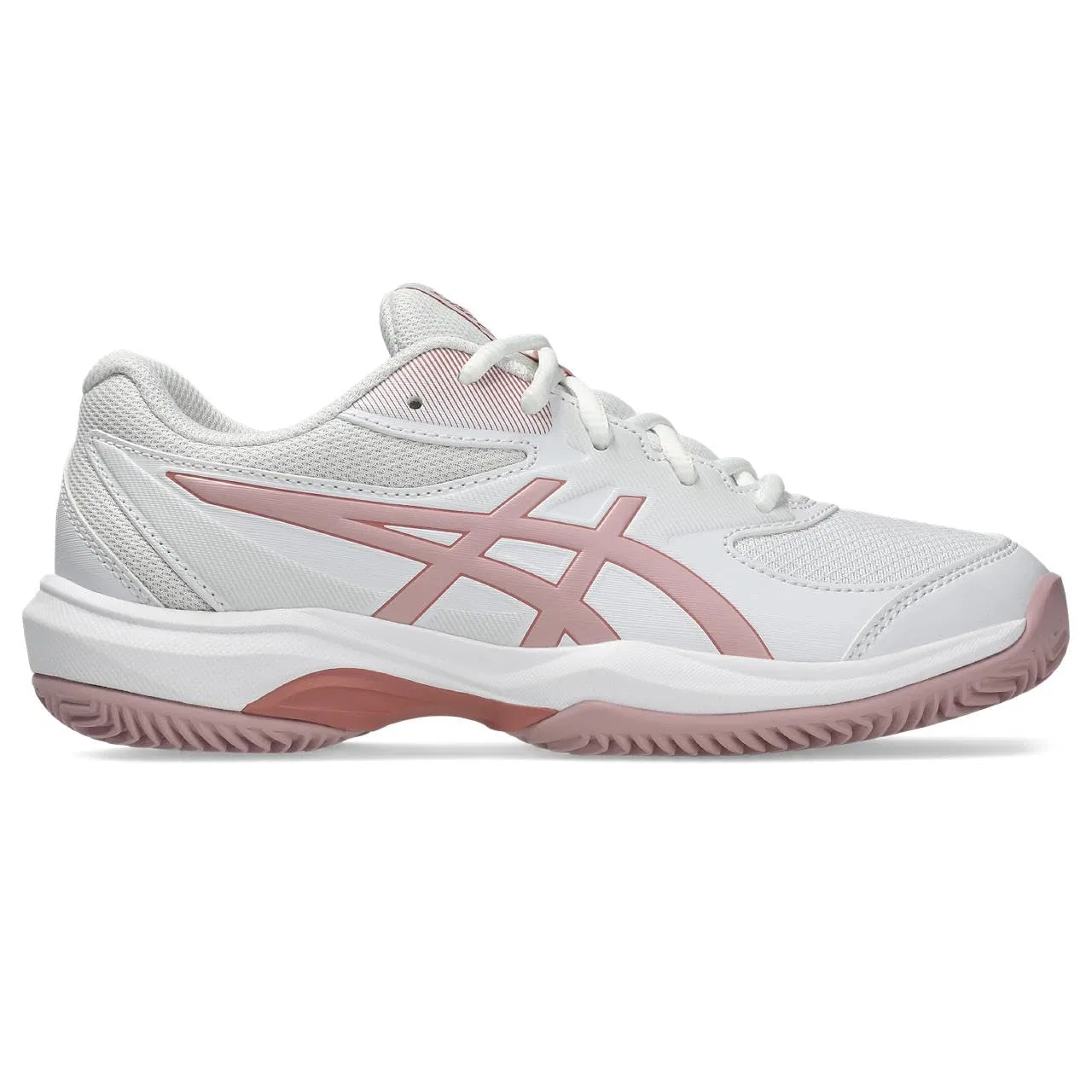 Детские кроссовки для мальчиков и девочек с открытым верхом Gel-Game Gs Clay/Oc ASICS, White Morganite — фото 3