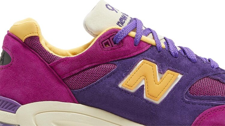 Кроссовки New Balance 990v2 Made in USA 'Purple Yellow' — фото 3