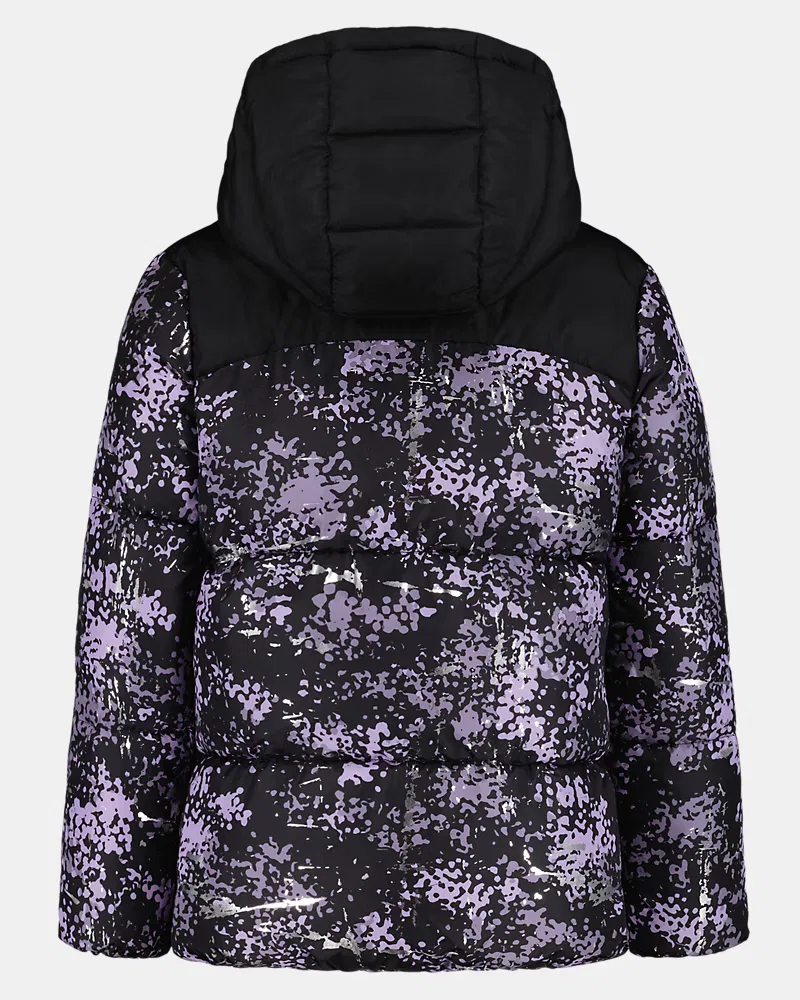 Пуховик детский водоотталкивающий с утеплителем UA Prime Printed UnderArmour, Black/Violet Gray — фото 3
