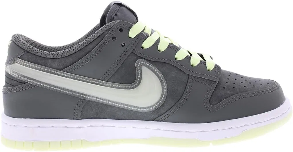 Детские кроссовки для мальчиков Nike Dunk Low Leather GS, Iron Grey/Cool Grey/Lime Ice — фото 2