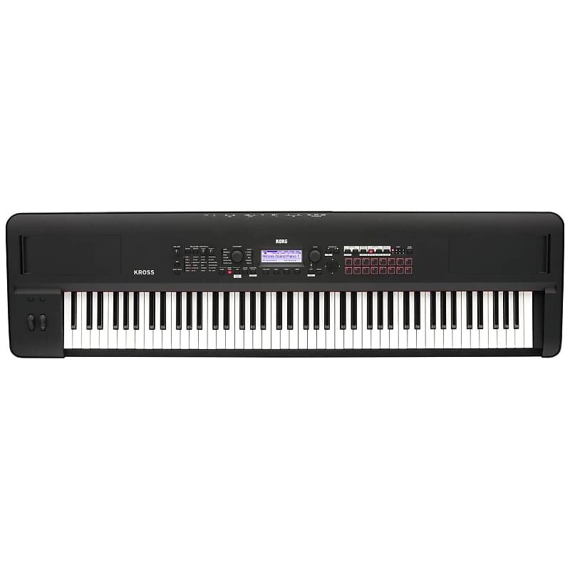 

Korg KROSS288 88-клавишный синтезатор/клавиатура для рабочих станций с естественной взвешенной тональностью KROSS288MB