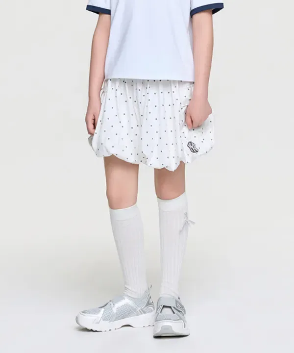 Шорты свободного кроя с горошком, Mlb Kids, Ivory — фото 4