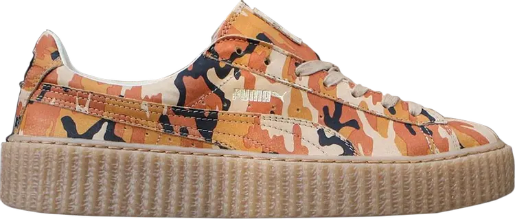 

Кроссовки Puma Fenty x Suede Creepers Orange Camo, оранжевый