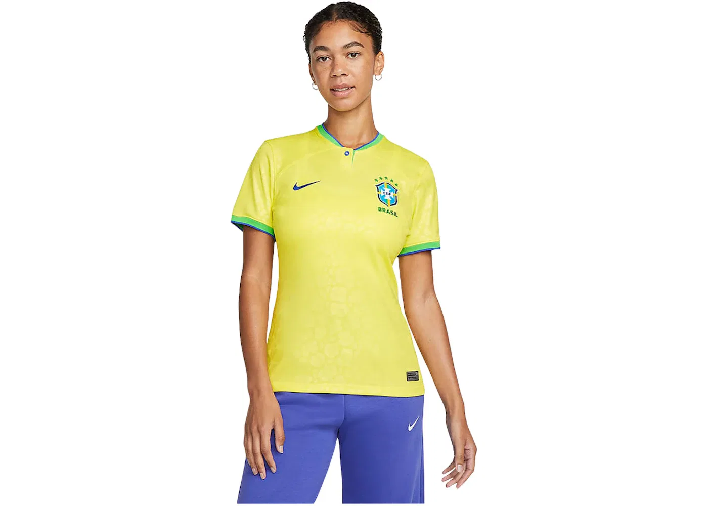 Женская футболка с принтом Jersey Nike, Dynamic Yellow/Green Spark/Paramount Blue/Paramount Blue