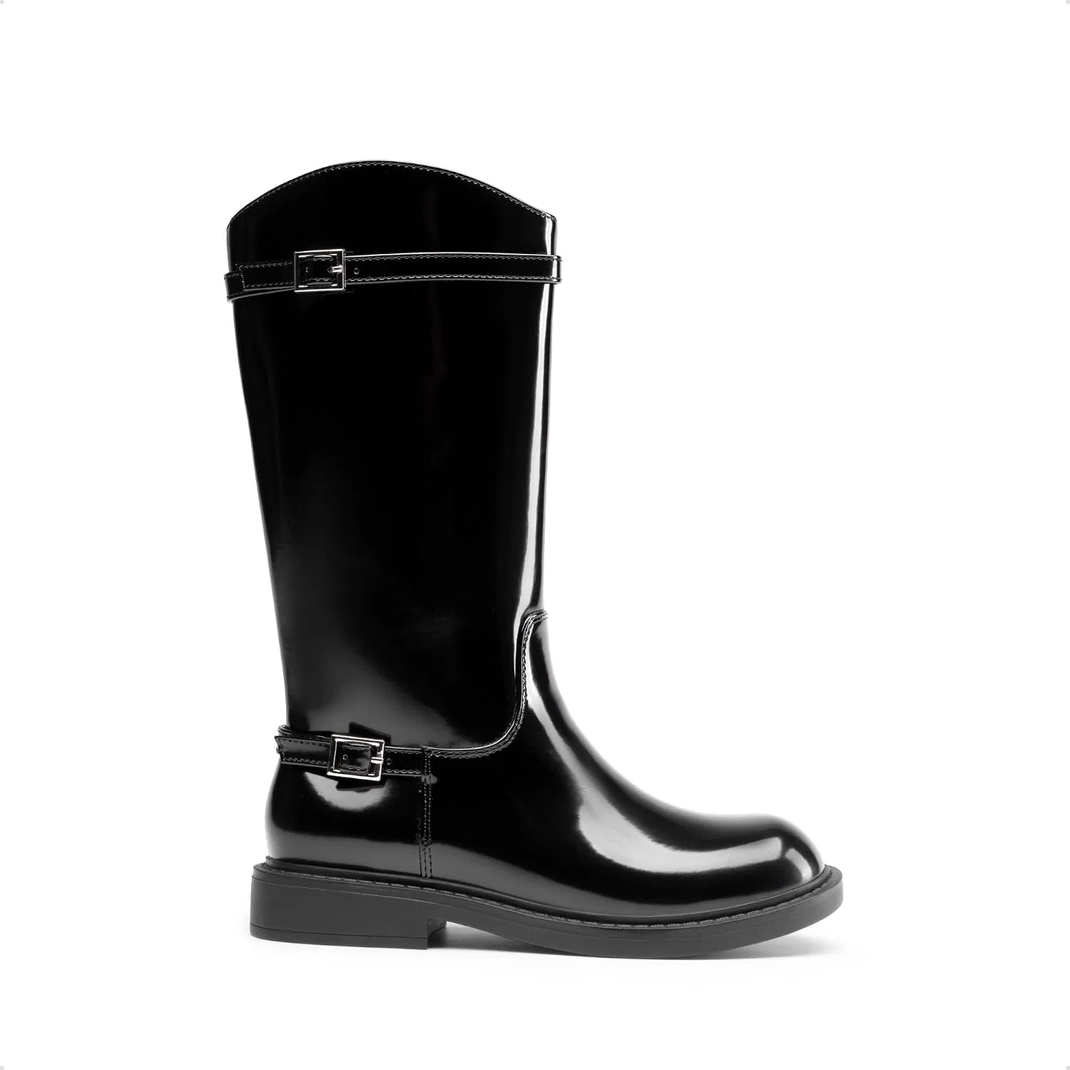 Детские сапоги для верховой езды для девочек DREAM PAIRS, All Black — фото 3