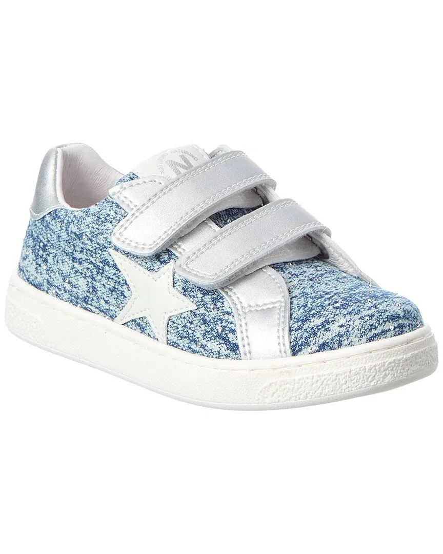 Детские кроссовки на двойной липучке Naturino Pinn Canvas, White