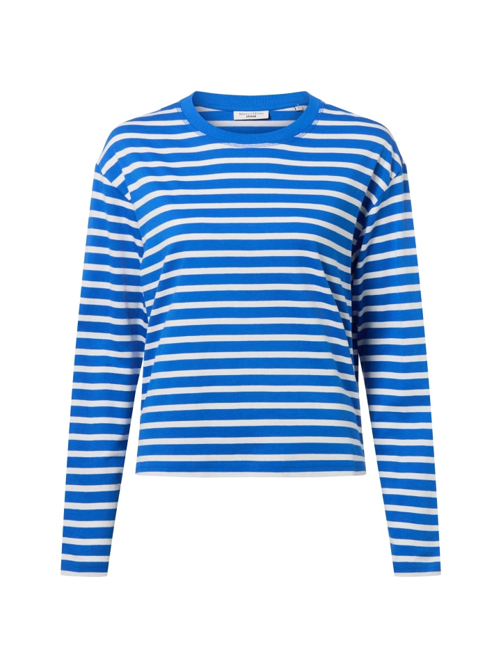 

Marc O'Polo DENIM Футболка с длинными рукавами сине-белого цвета