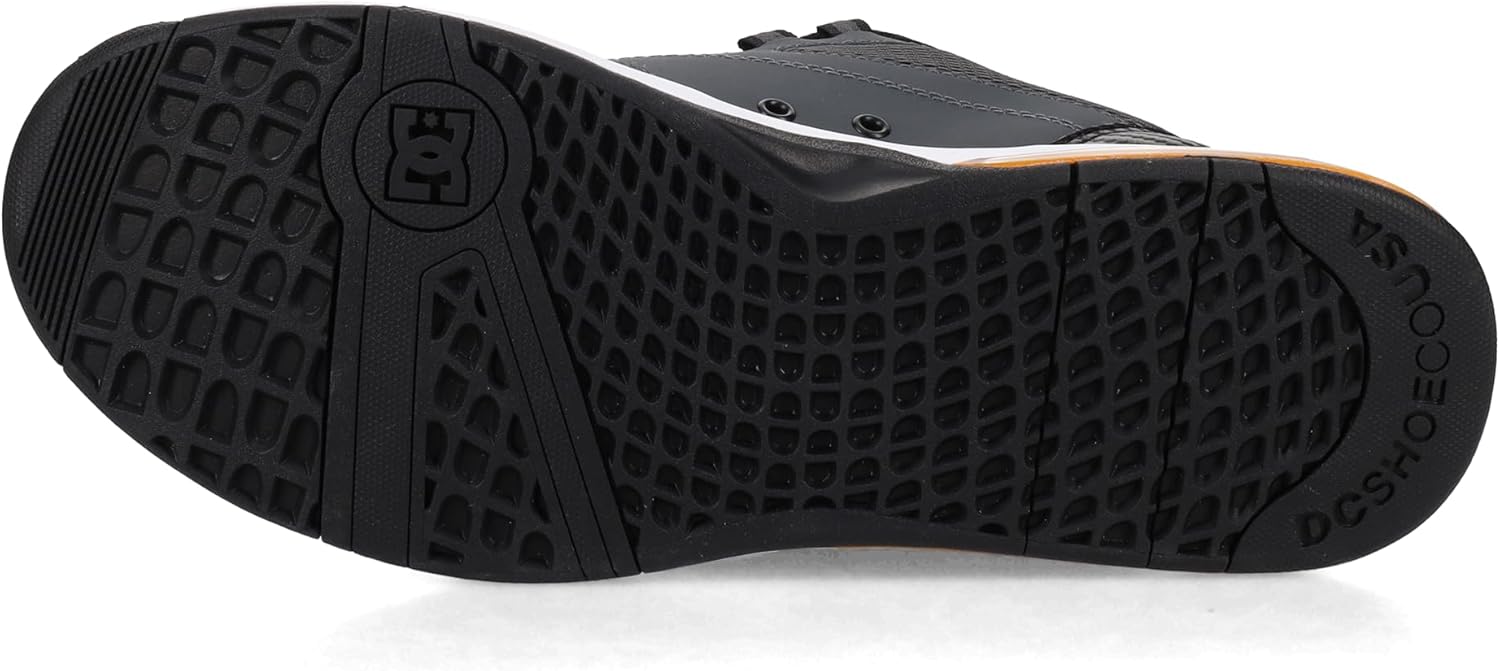 Мужские кроссовки DC Shoes, черный/оранжевый/серый — фото 4