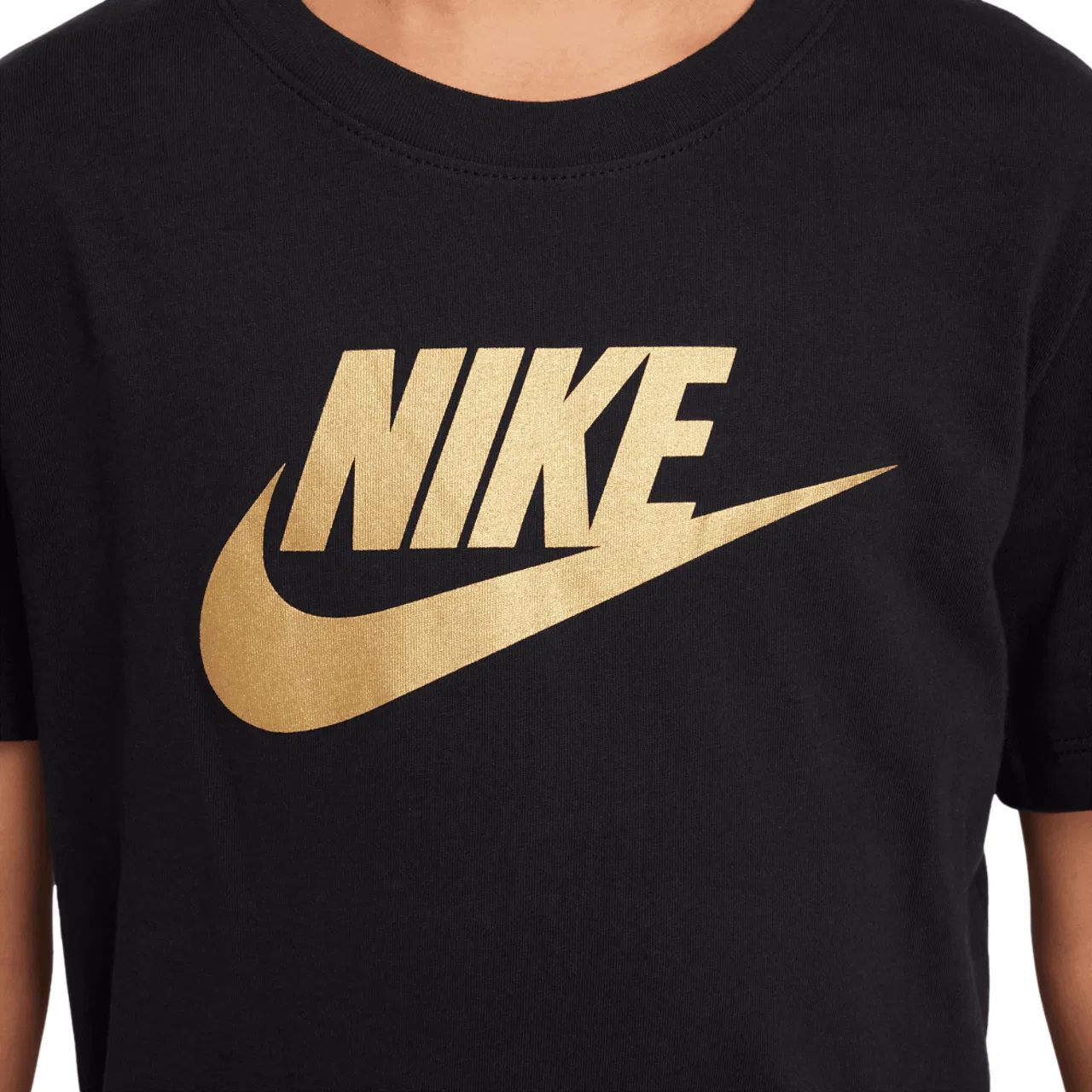 Футболка для мальчиков Futura Nike, золотистый/черный — фото 4