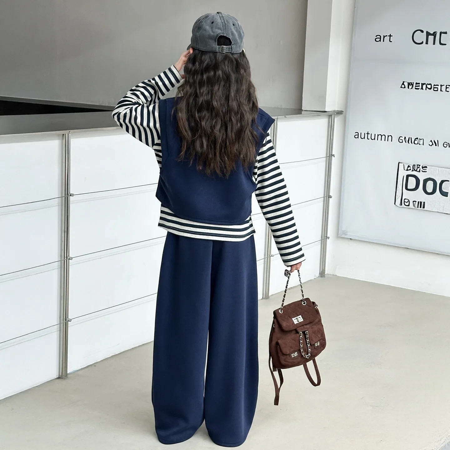 Детский комплект спортивной одежды для девочек Lanza, Цвет Navy Blue — фото 3