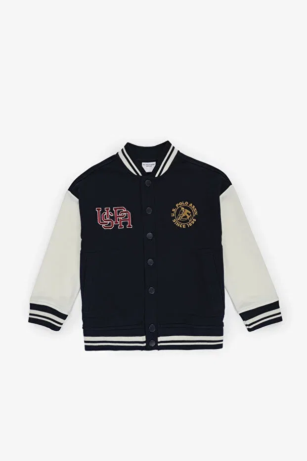 Детский кардиган для мальчиков вязаный U.S. Polo Assn., Navy Blue