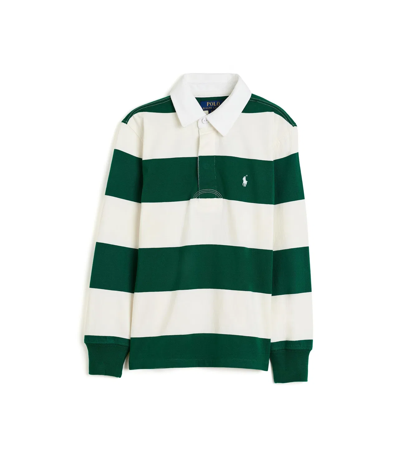Знаменитая регбийная футболка (для детей постарше) Polo Ralph Lauren Kids, Hunter Green/Nevis
